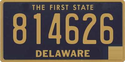 DE license plate 814626