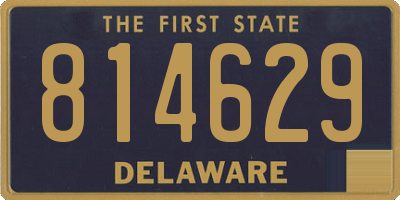 DE license plate 814629