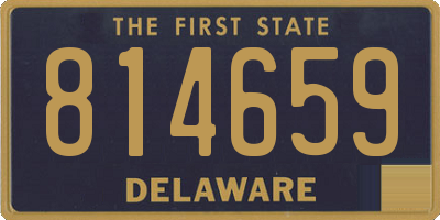 DE license plate 814659
