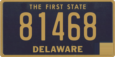 DE license plate 81468
