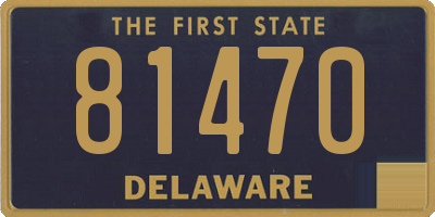 DE license plate 81470