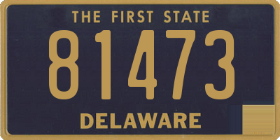DE license plate 81473