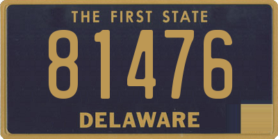 DE license plate 81476