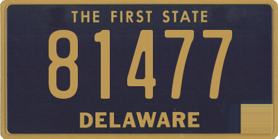 DE license plate 81477