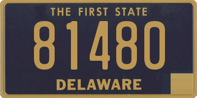 DE license plate 81480