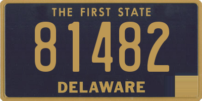 DE license plate 81482