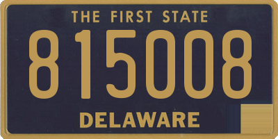 DE license plate 815008