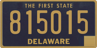 DE license plate 815015