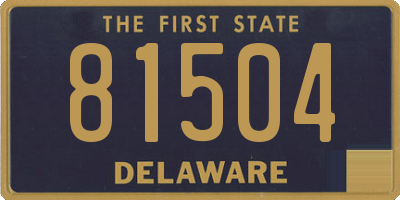 DE license plate 81504