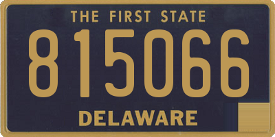 DE license plate 815066