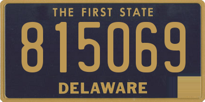 DE license plate 815069