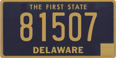 DE license plate 81507