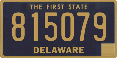 DE license plate 815079