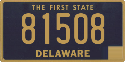 DE license plate 81508