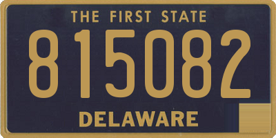 DE license plate 815082