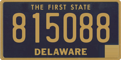 DE license plate 815088