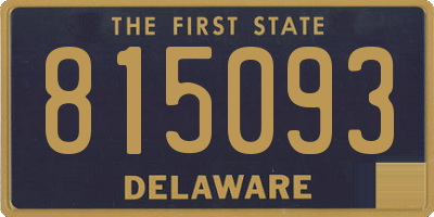 DE license plate 815093