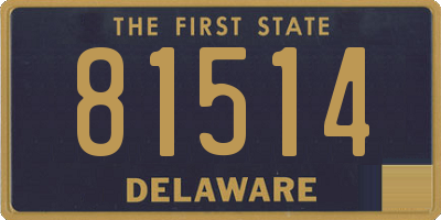 DE license plate 81514