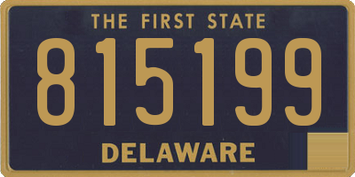 DE license plate 815199