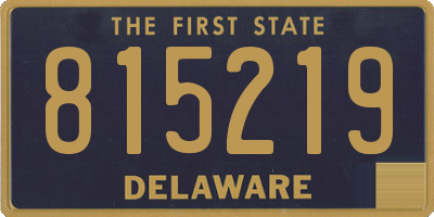 DE license plate 815219