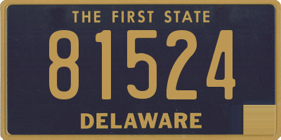 DE license plate 81524
