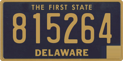 DE license plate 815264