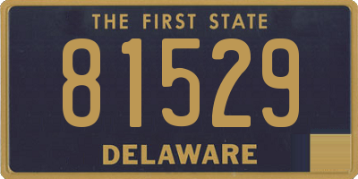 DE license plate 81529