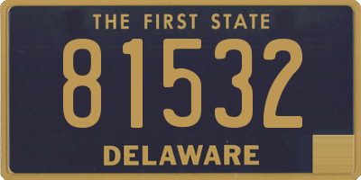 DE license plate 81532