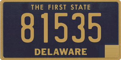 DE license plate 81535