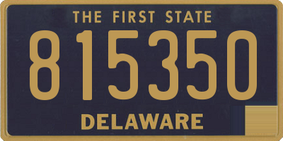 DE license plate 815350
