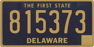 DE license plate 815373