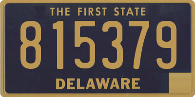 DE license plate 815379