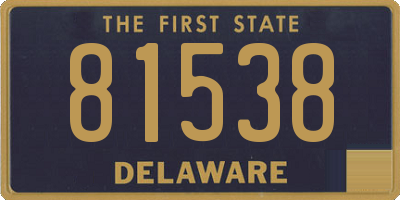 DE license plate 81538