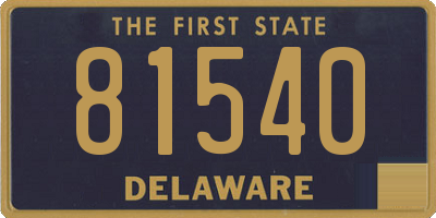 DE license plate 81540