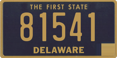 DE license plate 81541