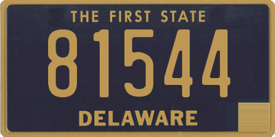 DE license plate 81544