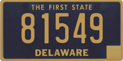 DE license plate 81549