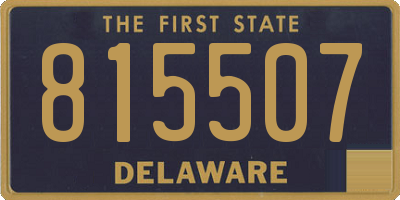 DE license plate 815507
