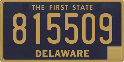 DE license plate 815509