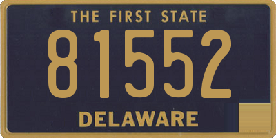 DE license plate 81552