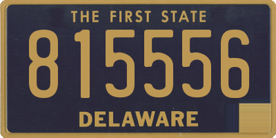 DE license plate 815556