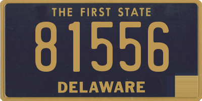 DE license plate 81556