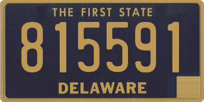 DE license plate 815591