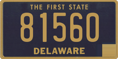 DE license plate 81560