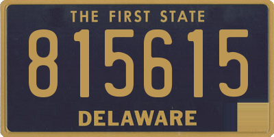 DE license plate 815615