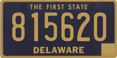 DE license plate 815620