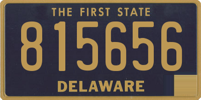 DE license plate 815656