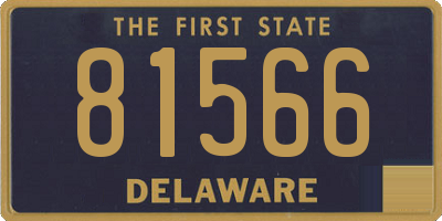 DE license plate 81566