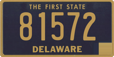 DE license plate 81572