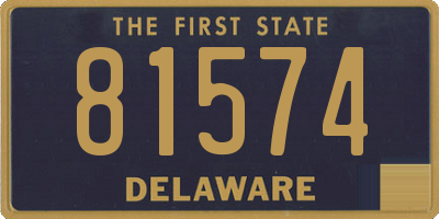 DE license plate 81574